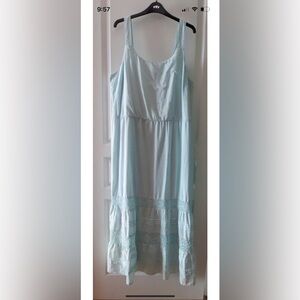Light blue used J. Jill X-Large linen dress